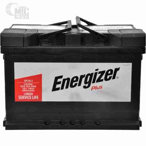 Аккумулятор Energizer Plus [EP74-L3,574104068 ] 6СТ-74 Ач R EN680 А 278x175x190мм